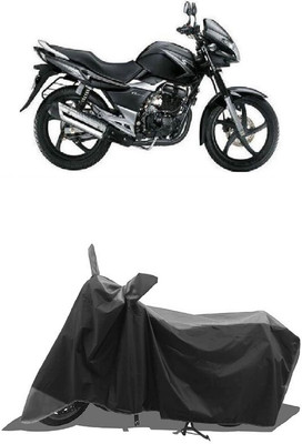 SUGASHRI Waterproof Two Wheeler Cover for Suzuki(GS 150R, Grey, Black)