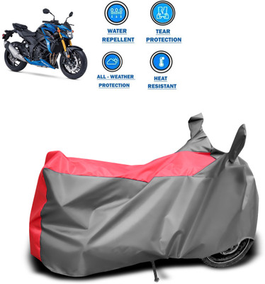 CODOKI Two Wheeler Cover for Suzuki(GSX, Grey)