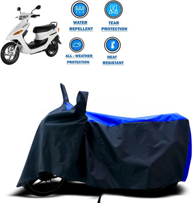PAGORA Two Wheeler Cover for Indus(Yo Electron, Blue)
