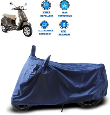 CODOKI Two Wheeler Cover for Piaggio(Vespa VXL, Blue)