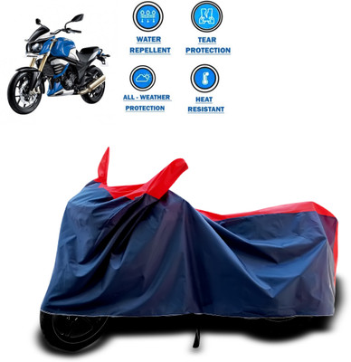 PAGORA Two Wheeler Cover for Mahindra(MOJO XT 300, Red)