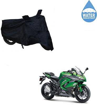 MMSSTAR Waterproof Two Wheeler Cover for Kawasaki(Ninja 1000, Black)