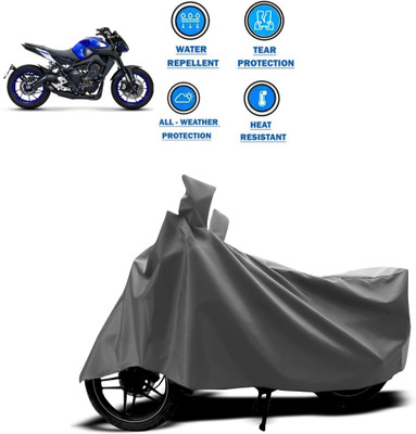 CODOKI Two Wheeler Cover for Yamaha(MT 09, Grey)