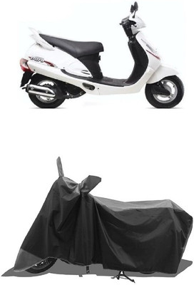 SUGASHRI Waterproof Two Wheeler Cover for Mahindra(Duro DZ, Grey, Black)