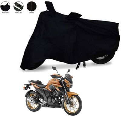 DeepShakshi AUTOMOTIVE Waterproof Two Wheeler Cover for Yamaha(FZ25, Black)