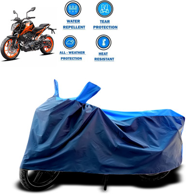 CODOKI Two Wheeler Cover for KTM(Duke 200, Blue)