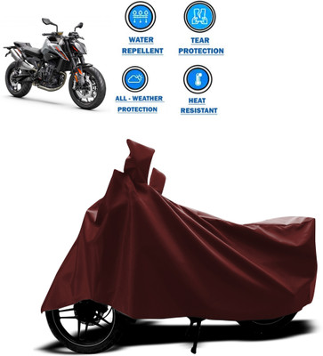 CODOKI Waterproof Two Wheeler Cover for KTM(790 Duke, Maroon)