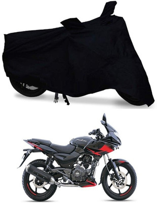 SK AUTO Waterproof Two Wheeler Cover for Bajaj(Pulsar 220F, Black)