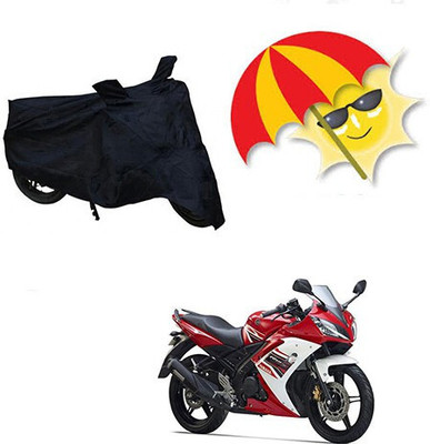 SK AUTO Waterproof Two Wheeler Cover for Yamaha(R15 s, Black)