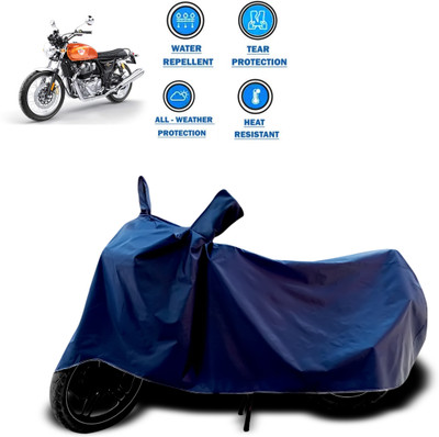 CODOKI Two Wheeler Cover for Royal Enfield(Interceptor 650, Blue)