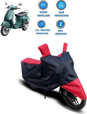PAGORA Two Wheeler Cover for Piaggio(Vespa VXL 150, Red)