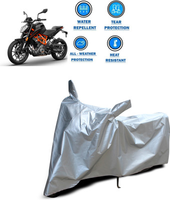 CODOKI Two Wheeler Cover for KTM(390 Duke, Silver)