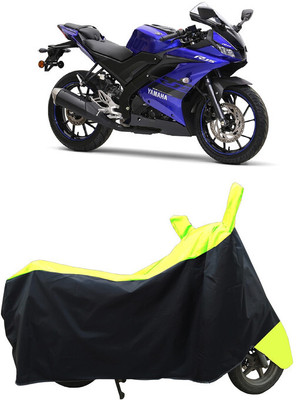 Coxtor Waterproof Two Wheeler Cover for Yamaha(YZF R15 BS6, Yellow)
