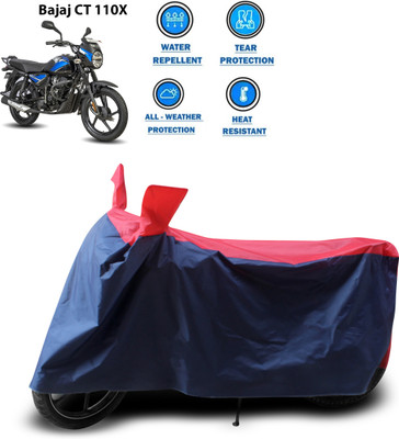 PAGORA Two Wheeler Cover for Bajaj(Red)