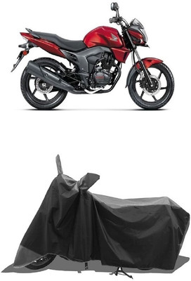 SUGASHRI Waterproof Two Wheeler Cover for Honda(CB Trigger, Grey, Black)