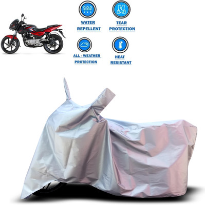 CODOKI Two Wheeler Cover for Bajaj(Pulsar 180 DTS-i, Silver)