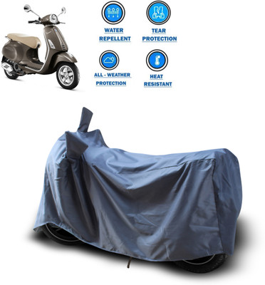 CODOKI Waterproof Two Wheeler Cover for Piaggio(Vespa VXL, Grey)