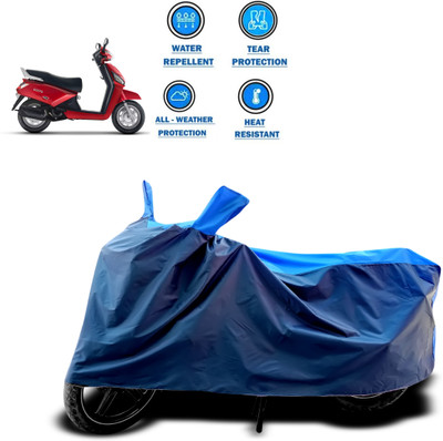CODOKI Two Wheeler Cover for Mahindra(Gusto, Blue)