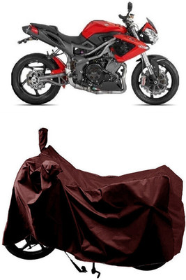 SUGASHRI Waterproof Two Wheeler Cover for DSK Benelli(TNT R, Maroon)