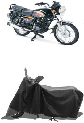 SUGASHRI Waterproof Two Wheeler Cover for TVS(Max 4R, Grey, Black)