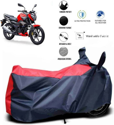 SK AUTO Waterproof Two Wheeler Cover for TVS(Raider, Blue, Red)
