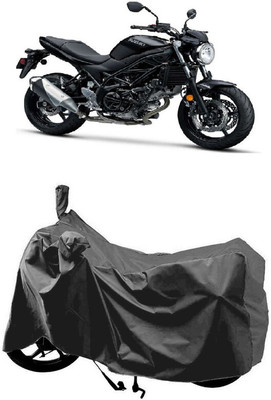 SUGASHRI Waterproof Two Wheeler Cover for Suzuki(SV 650 BS6, Grey)