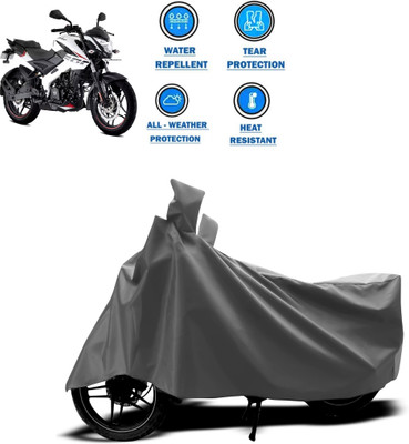 CODOKI Two Wheeler Cover for Bajaj(Pulsar NS 200, Grey)