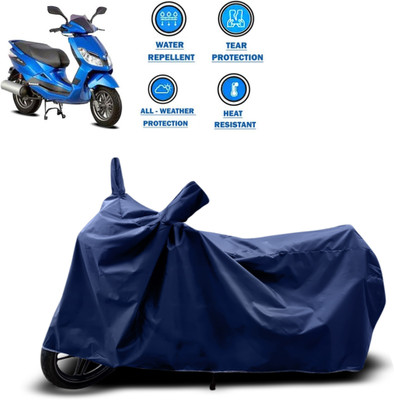 CODOKI Two Wheeler Cover for Bajaj(Blade 125, Blue)