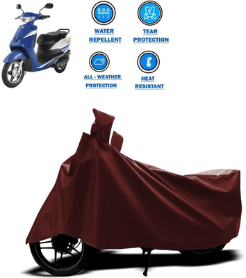CODOKI Waterproof Two Wheeler Cover for Indus(Yo Xplor, Maroon)