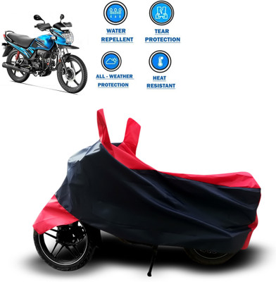 CODOKI Two Wheeler Cover for Hero(Passion Pro TR, Red)