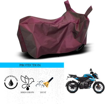 ANTHUB Waterproof Two Wheeler Cover for Bajaj(Pulsar NS125, Maroon)