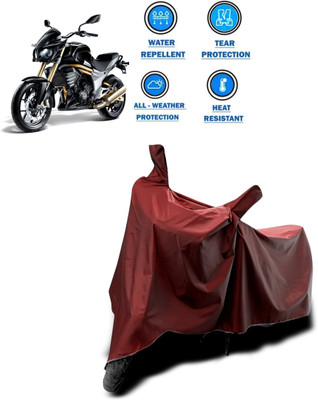 PAGORA Waterproof Two Wheeler Cover for Mahindra(Mojo, Maroon)