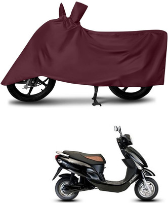 SK AUTO Two Wheeler Cover for Hero(Electric Photon, Maroon)
