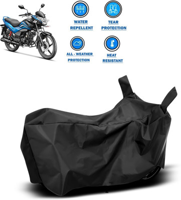 GOSHIV-car and bike accessories Two Wheeler Cover for Hero(Passion Xpro, Black)