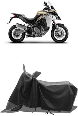 SUGASHRI Waterproof Two Wheeler Cover for Ducati(Multistrada 1260, Grey, Black)