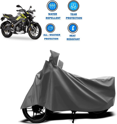 CODOKI Two Wheeler Cover for Bajaj(Pulsar 200 NS DTS-i, Grey)