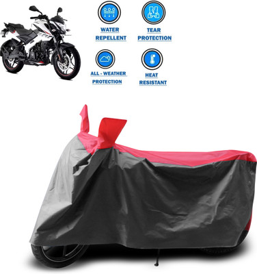 PAGORA Two Wheeler Cover for Bajaj(Pulsar NS 200, Grey)
