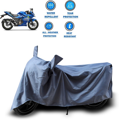 CODOKI Two Wheeler Cover for Suzuki(Gixxer SF 250, Grey)