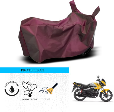 SnehaSales Waterproof Two Wheeler Cover for Hero(MotoCorp Passion Pro, Maroon)