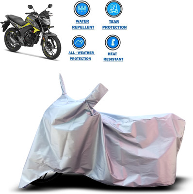 CODOKI Two Wheeler Cover for Honda(CB Hornet 160, Silver)