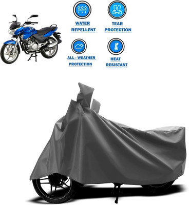 CODOKI Two Wheeler Cover for Bajaj(Discover 135, Grey)