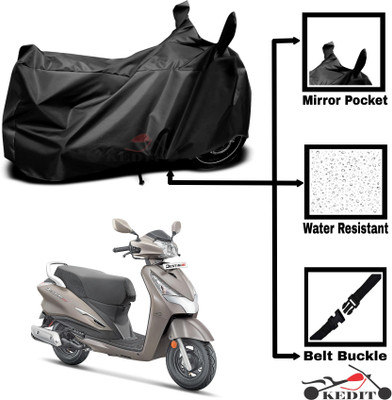 SK AUTO Two Wheeler Cover for Hero(Destini 125, Black)