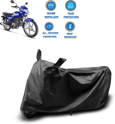 PAGORA Two Wheeler Cover for Hero(MotoCorp HF Deluxe, Black)