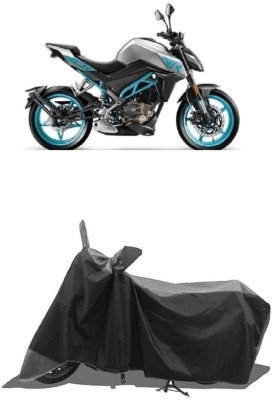 SUGASHRI Waterproof Two Wheeler Cover for CFMoto(300NK, Grey, Black)