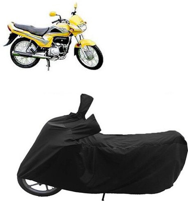 SK AUTO Two Wheeler Cover for Hero(Passion Plus, Black)