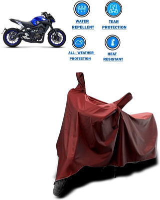 CODOKI Waterproof Two Wheeler Cover for Yamaha(MT 9, Maroon)