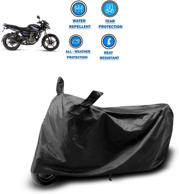PAGORA Two Wheeler Cover for Bajaj(Pulsar 135 LS DTS-i, Black)