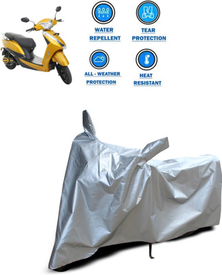 PAGORA Two Wheeler Cover for Ampere(Magnus, Silver)