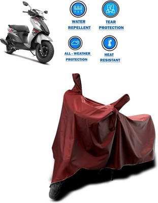 CODOKI Waterproof Two Wheeler Cover for Suzuki(Let's, Maroon)