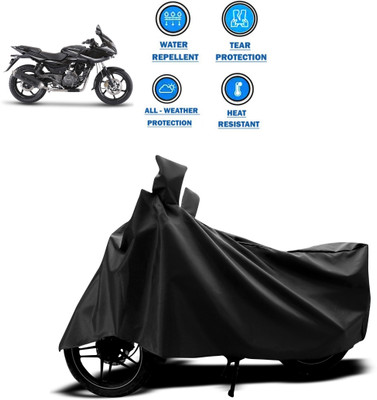 CODOKI Two Wheeler Cover for Bajaj(Pulsar 220 DTS-i, Black)